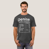 DENISE Nutrition Persoonlijke benaming Funny Gift T-shirt (Voorkant volledig)