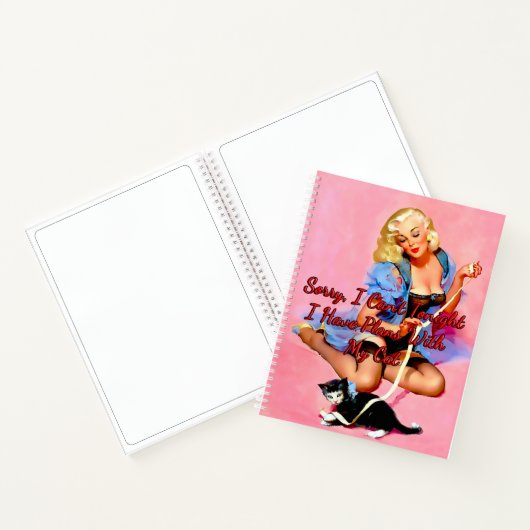 Denise Purrty uit 1950 van Gil Elvgren Notitieboek (Binnen)