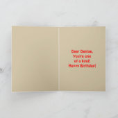 Denise Shoes Happy Birthday Card Kaart (Binnen)