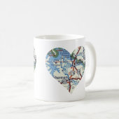 Denison TX  Map Koffiemok (Voorkant rechts)