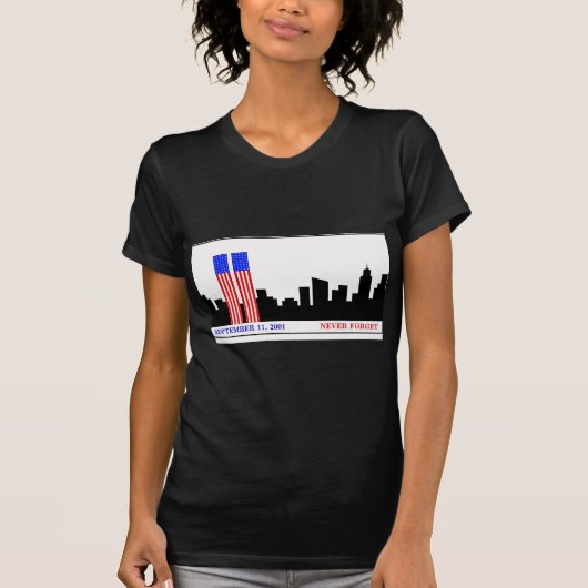 Denk aan 9-11-01 t-shirt (Voorkant)