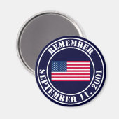 Denk aan 9/11 magneet (Voorkant / Achterkant)