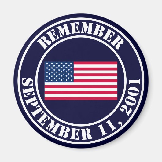 Denk aan 9/11 magneet (Voorkant)