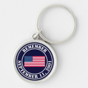 Denk aan 9/11 sleutelhanger