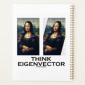 Denk aan advies over eigenvectorWiskunde Mona Lisa Planner (Achterkant)