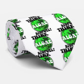 Denk aan algenbiobrandstof! stropdas (Opgerold)