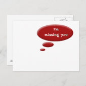 Denk aan Bubble Briefkaart (Voorkant / Achterkant)