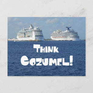 Denk aan Cozumel! Briefkaart