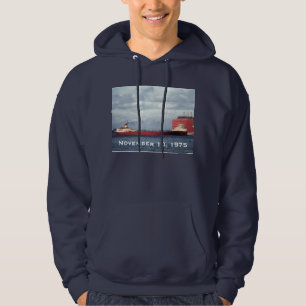 Denk aan de Edmund Fitzgerald 10-11-75 Hoodie