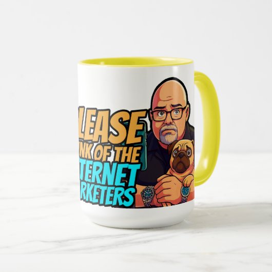 Denk aan de Internet Marketers Mok (Voorkant rechts)