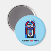 Denk aan de jaren '50 magneet (Voorkant / Achterkant)