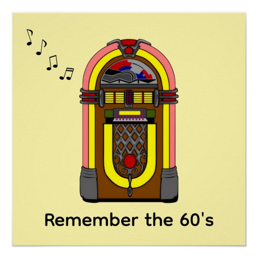 Denk aan de jaren '60 perfect poster (Voorkant)