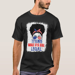 Denk aan de juridische politieke verklaring t-shirt