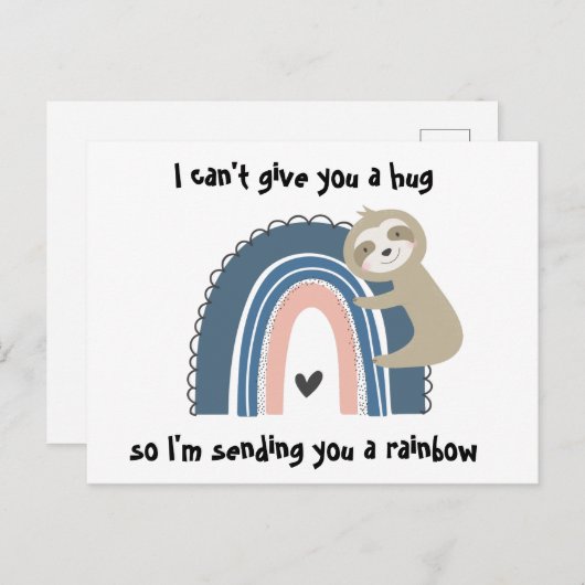 Denk aan de Kaart van je regenboogscolleet (Voorkant / Achterkant)