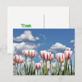 Denk aan de lente. briefkaart (Voorkant / Achterkant)