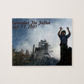 Denk aan de slachtoffers - 11 september 2001 legpuzzel (Horizontaal)