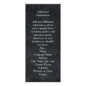 Denk aan deze Christelijke Bijbelschets van Dingen Reclamekaart (Achterkant)