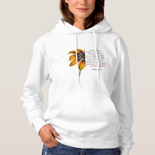 Denk aan deze dingen hoodie (Voorkant)