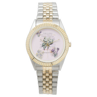 Denk aan deze dingen Schrift Horloge