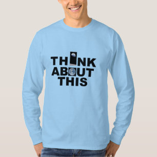 DENK AAN DIT MANNEN T-SHIRT