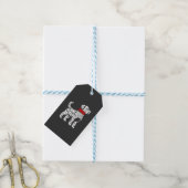 Denk aan DODE Puppies Wit Cadeaulabel (Met Touw)