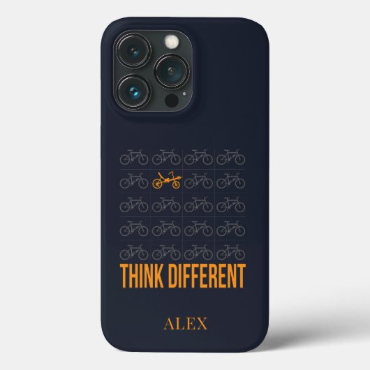 Denk aan een andere aangepaste motorfietscyclus Case-Mate iPhone case (Achterkant)