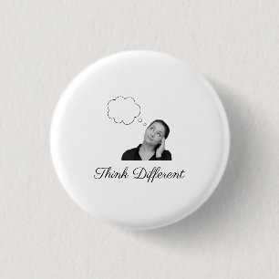 Denk aan een andere slogan ronde button 3,2 cm