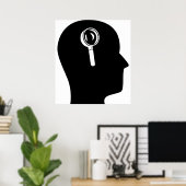 Denk aan forensische wetenschap poster (Thuiskantoor)