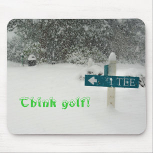 Denk aan golf! muismat