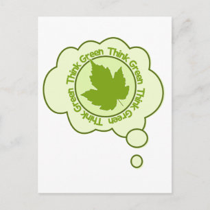 Denk aan Groen briefkaart - pas aan