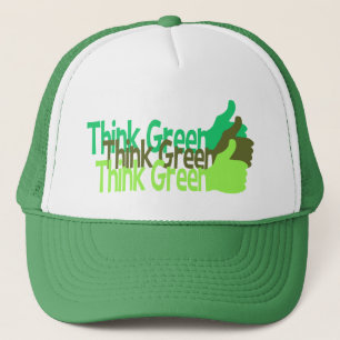Denk aan groen pet