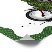 DENK AAN groen -POSTER Poster (Hoek)