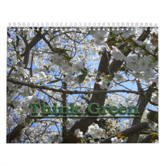 Denk aan groene agenda kalender