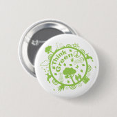 Denk aan groene Button (Voorkant /achterkant)