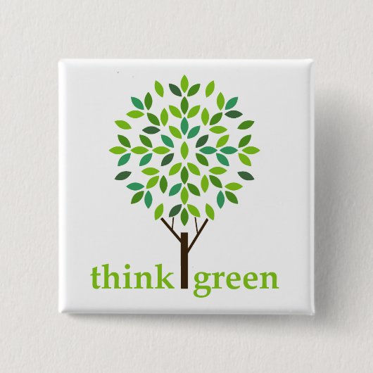Denk aan groene Button (Voorkant)