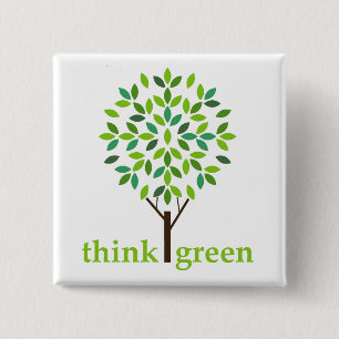 Denk aan groene Button