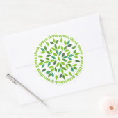 Denk aan groene stickers (Envelop)