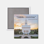 Denk aan hemelmagneet magneet (Voorkant / Achterkant)