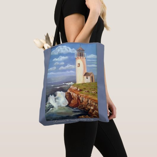 Denk aan het Beautiful Things Lighthouse Tas (Dichtbij)