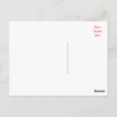 Denk aan het Briefkaart van je zwarte en witte pol (Achterkant)