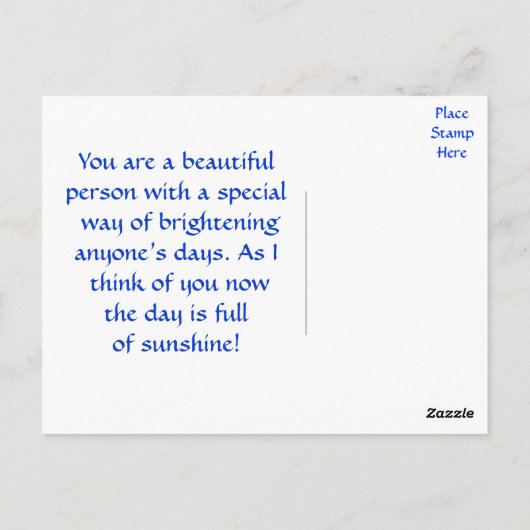 Denk aan het Briefkaart van uw pug-puppy Dog (Vers (Achterkant)