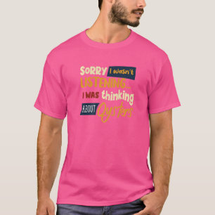 Denk aan het Gezegde van oesters op zeevoedsel T-shirt