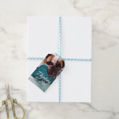 Denk aan het Label van de Bulldog Photo Gift Cadeaulabel (Met Touw)