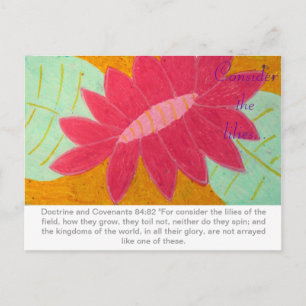 Denk aan het Lelies D&C-briefkaart Briefkaart