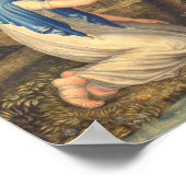 Denk aan het Romantische schilderen van vrouwen in Poster (Hoek)