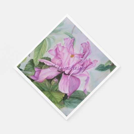 DENK AAN HET ROZE ORCHIDEE VERJAARDAGSFEESTMONOGRA SERVET (Hoek)