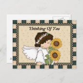 Denk aan je Angel Briefkaart (Voorkant / Achterkant)