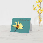 Denk aan je creditcard kaart (Gele Bloem)