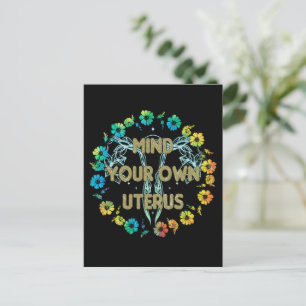 Denk aan je eigen baarmoeder briefkaart