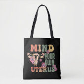 Denk aan je eigen baarmoeder draagtas (Voorkant)